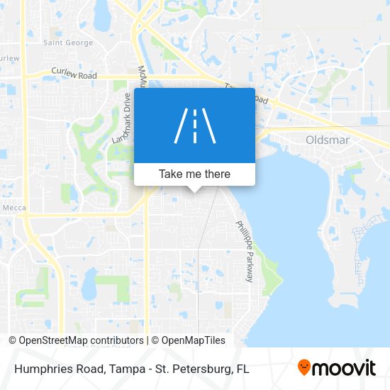 Humphries Road map