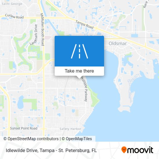 Idlewilde Drive map