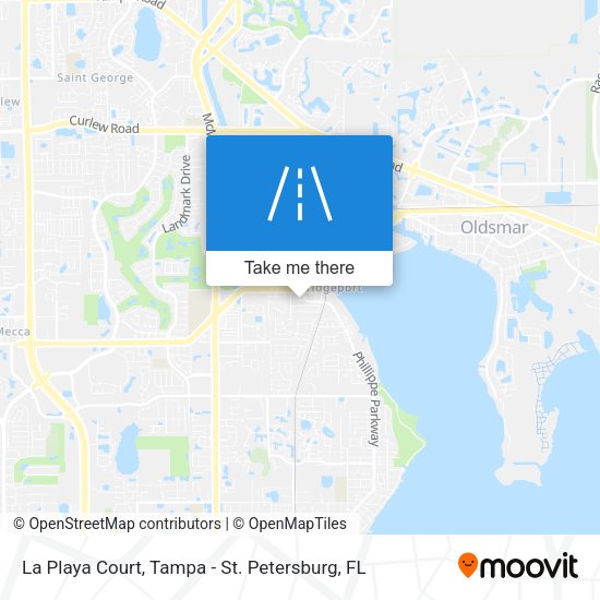 La Playa Court map