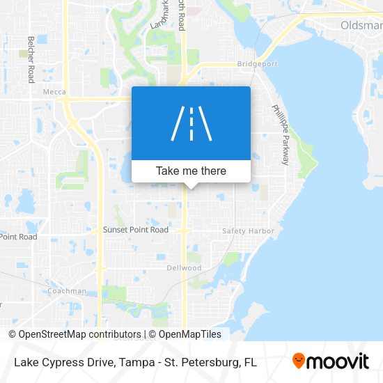 Lake Cypress Drive map