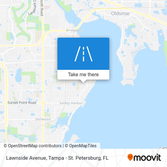 Lawnside Avenue map