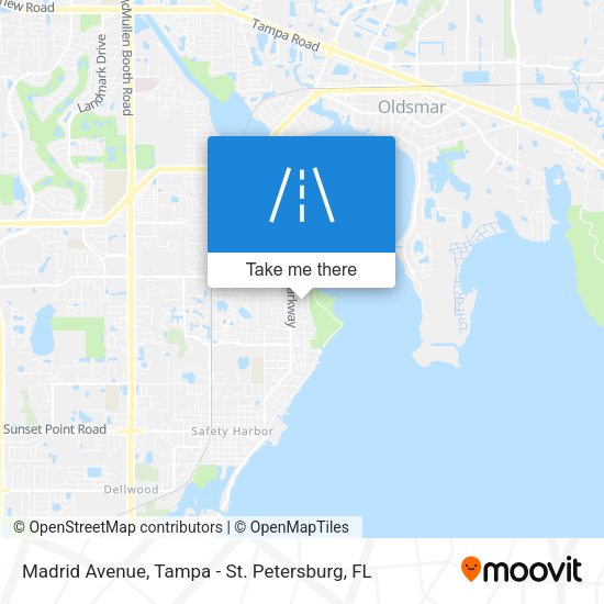 Madrid Avenue map