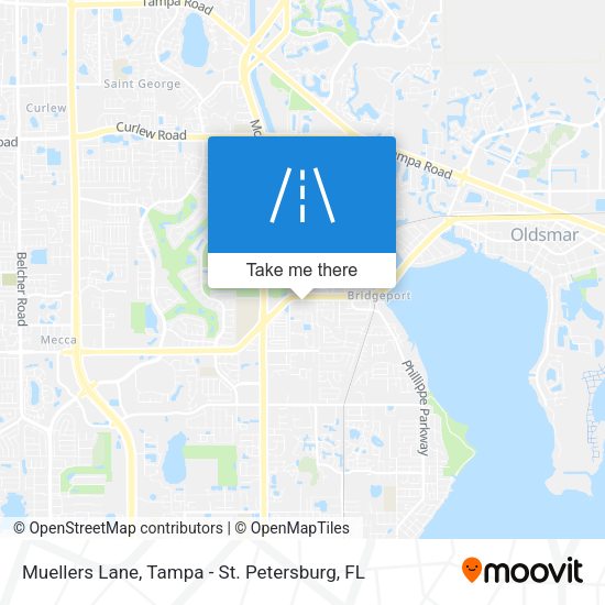 Muellers Lane map