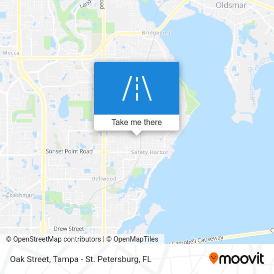 Oak Street map