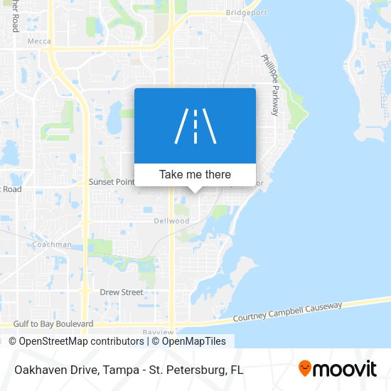Oakhaven Drive map