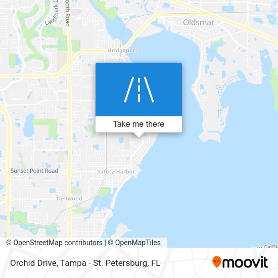 Orchid Drive map
