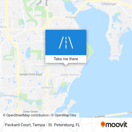 Packard Court map