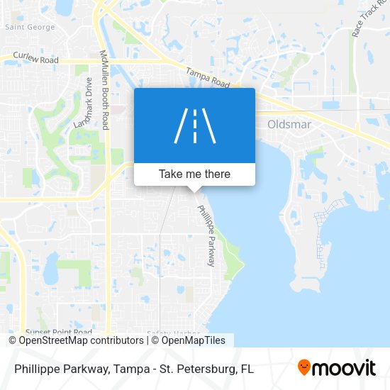 Phillippe Parkway map