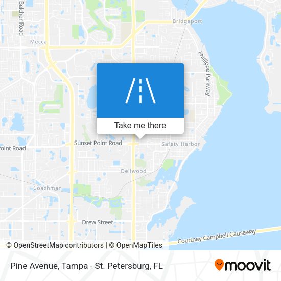 Mapa de Pine Avenue