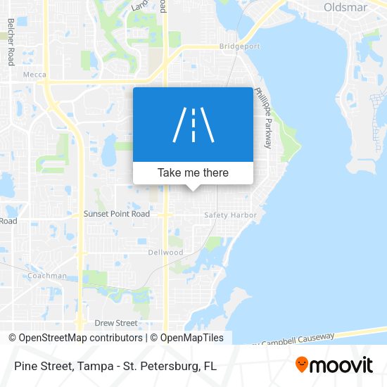 Mapa de Pine Street