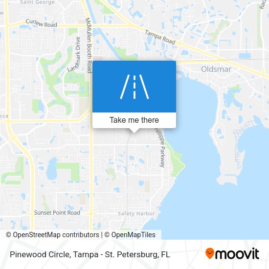 Pinewood Circle map