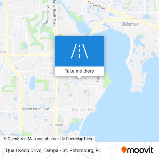 Quail Keep Drive map