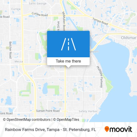 Rainbow Farms Drive map