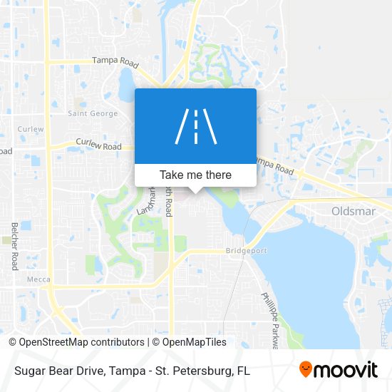 Mapa de Sugar Bear Drive
