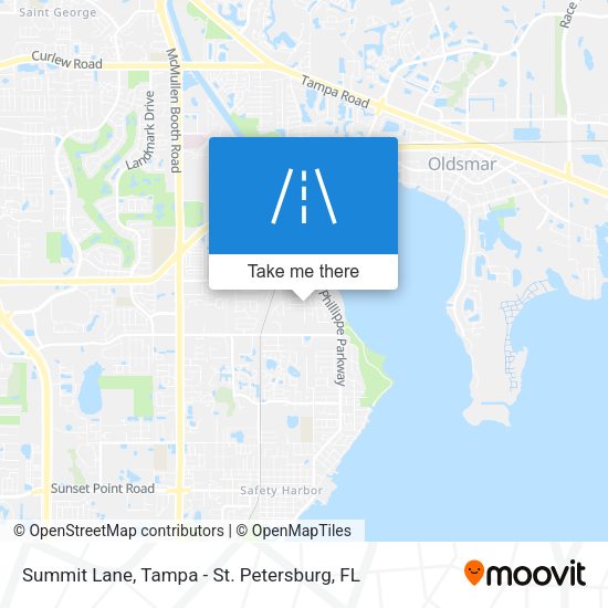 Summit Lane map