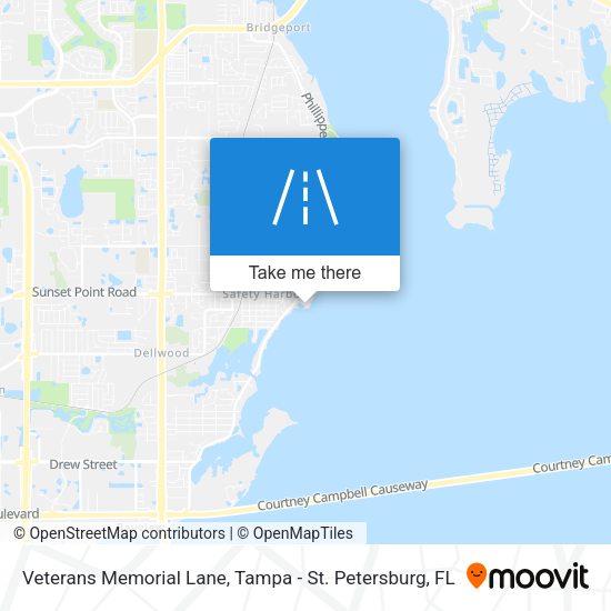 Mapa de Veterans Memorial Lane