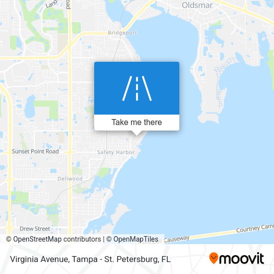 Virginia Avenue map