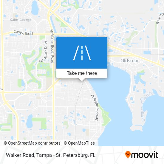 Walker Road map