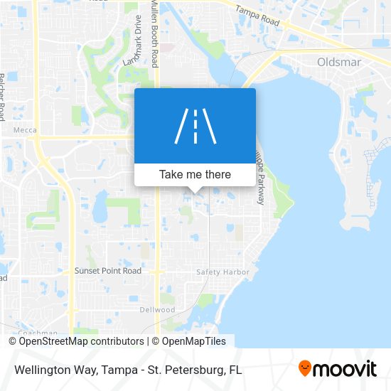 Wellington Way map