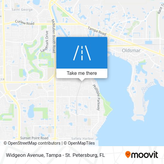Mapa de Widgeon Avenue