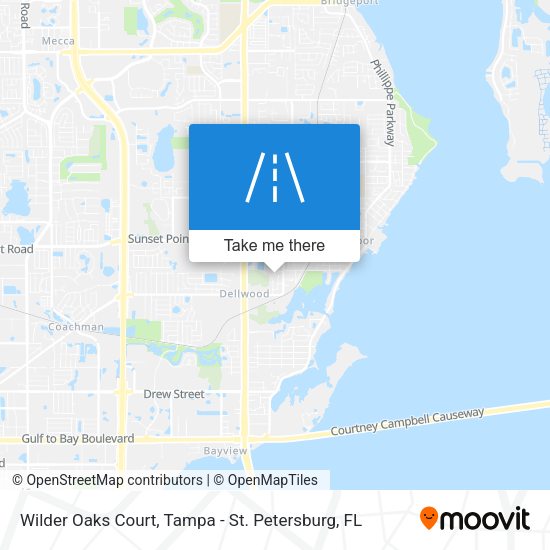 Wilder Oaks Court map