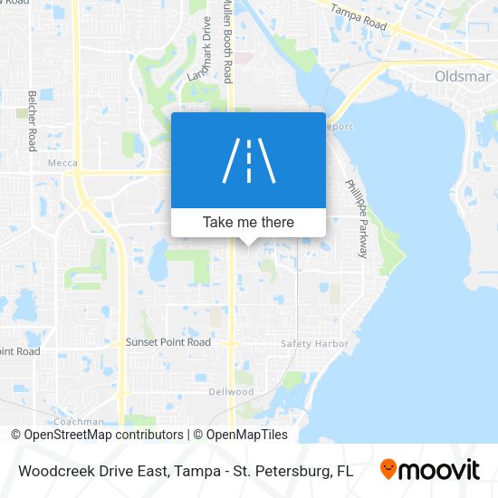 Woodcreek Drive East map