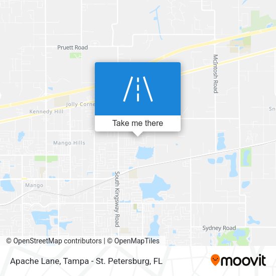 Apache Lane map