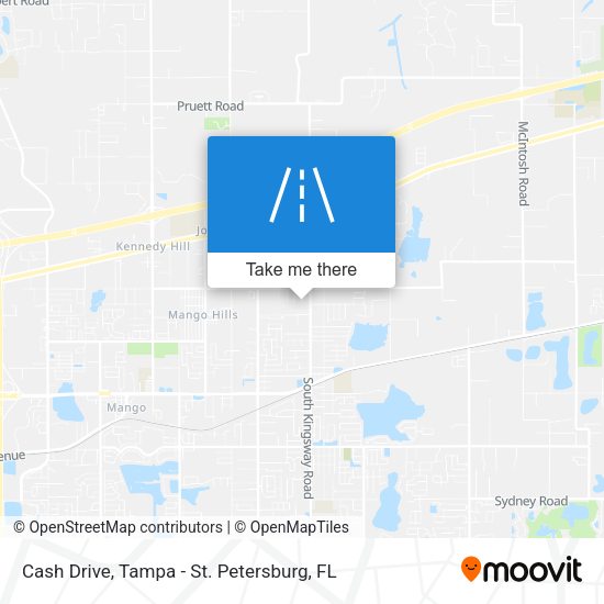 Cash Drive map