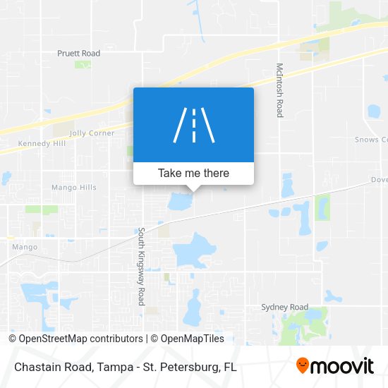 Chastain Road map