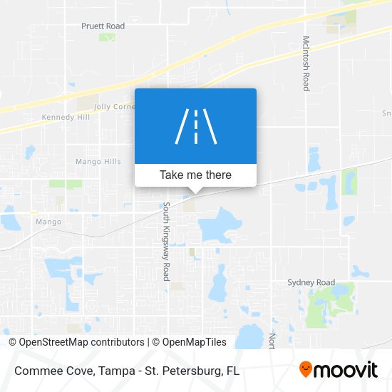 Commee Cove map