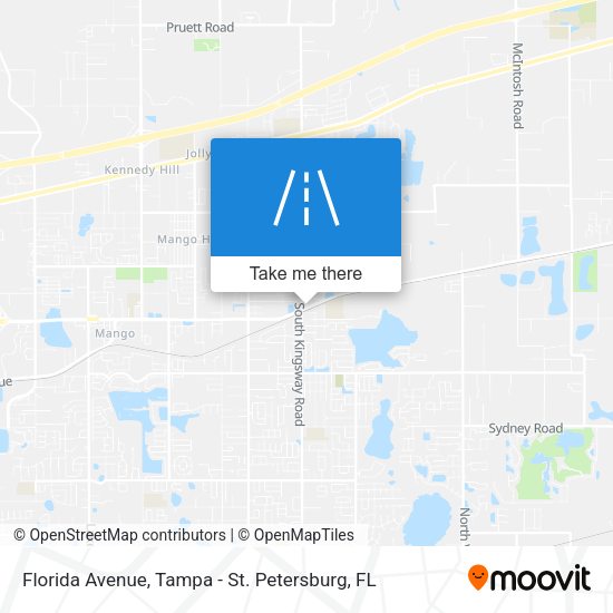 Florida Avenue map