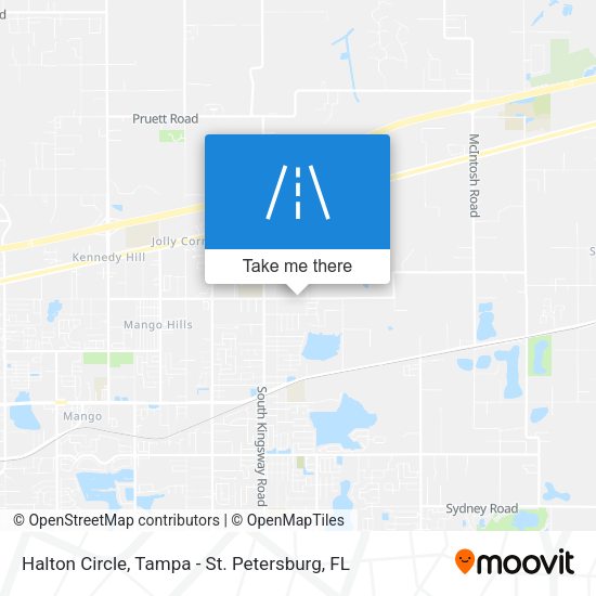 Halton Circle map