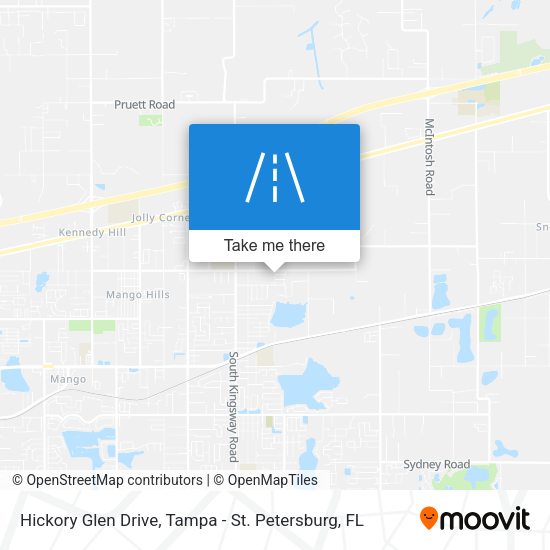 Hickory Glen Drive map