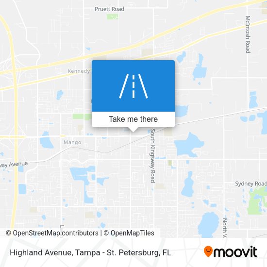 Mapa de Highland Avenue