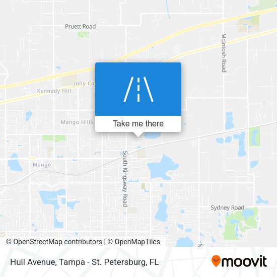 Hull Avenue map