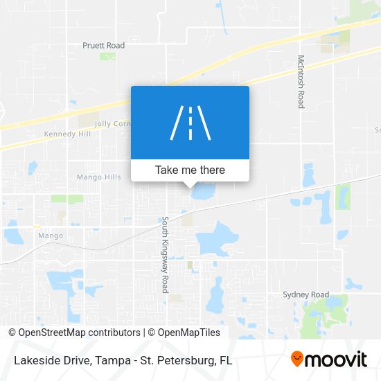 Lakeside Drive map