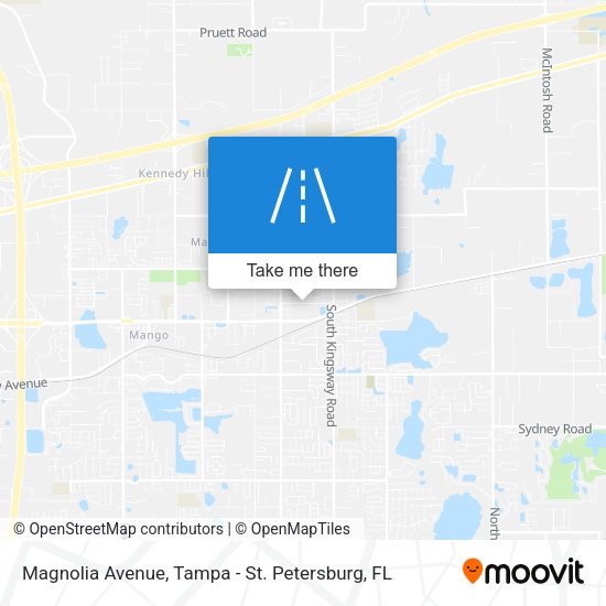 Mapa de Magnolia Avenue
