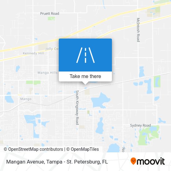 Mapa de Mangan Avenue