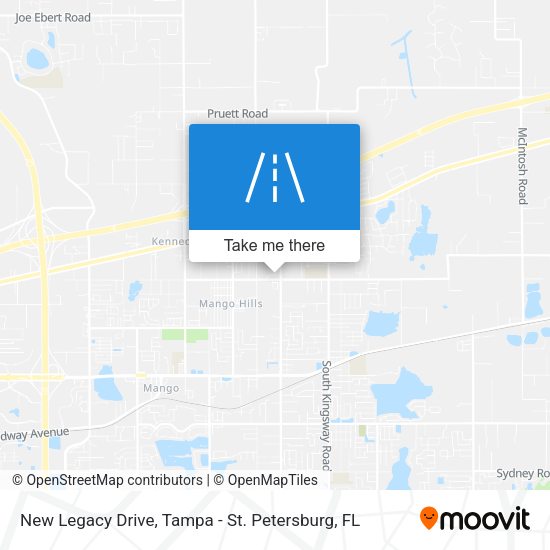 Mapa de New Legacy Drive