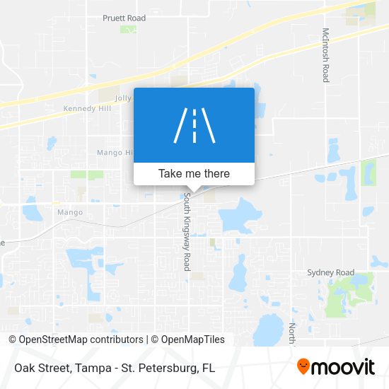Mapa de Oak Street
