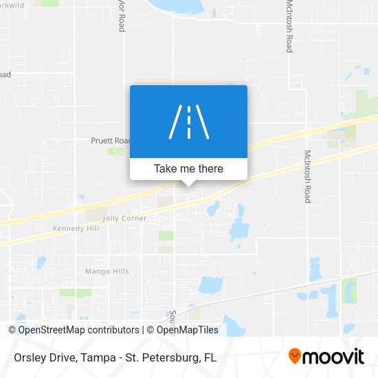 Orsley Drive map