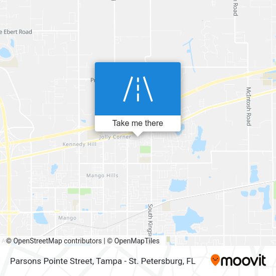 Parsons Pointe Street map
