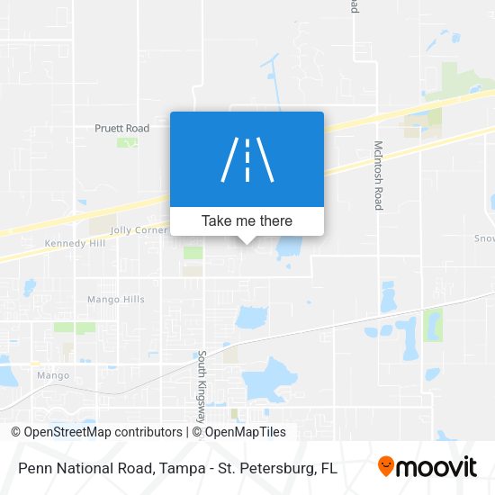Mapa de Penn National Road