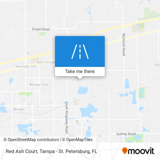 Red Ash Court map