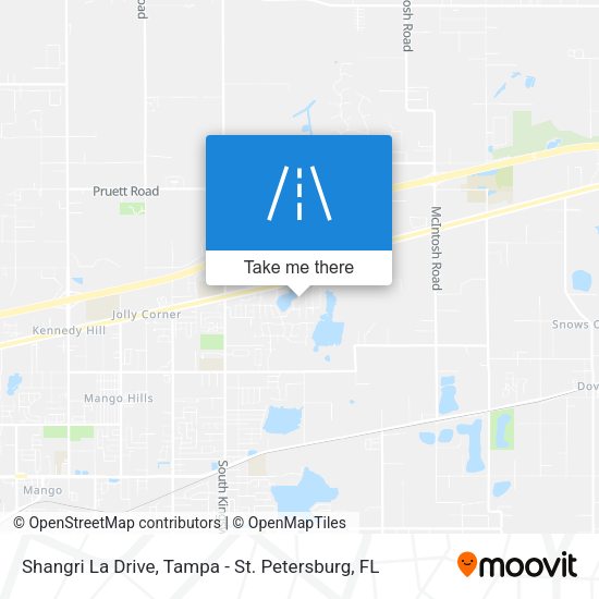 Mapa de Shangri La Drive