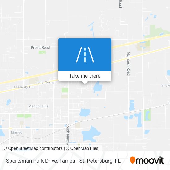 Mapa de Sportsman Park Drive