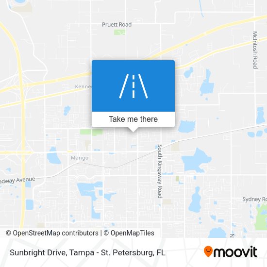 Sunbright Drive map