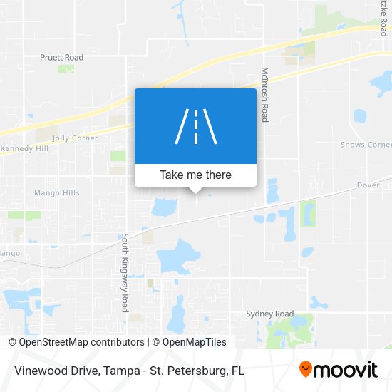 Vinewood Drive map