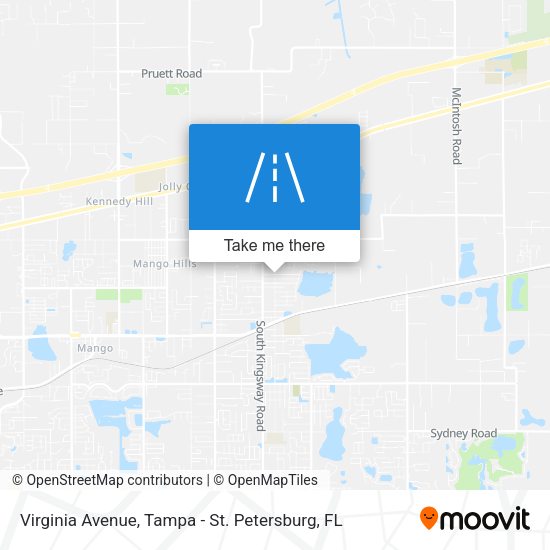 Virginia Avenue map