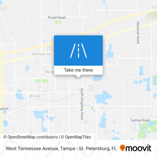 Mapa de West Tennessee Avenue